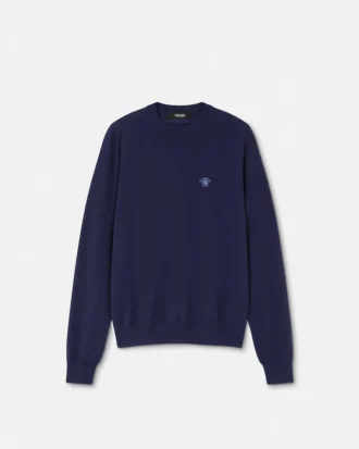 Pull en maille mélangée de laine
