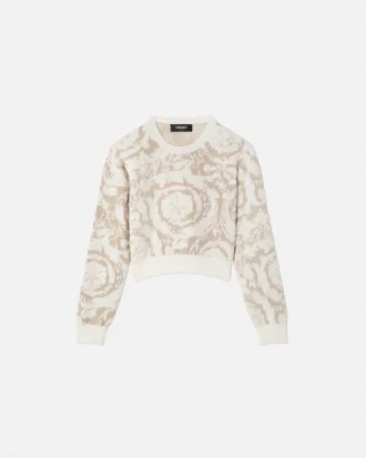 Pull en viscose mélangée jacquard pour enfants