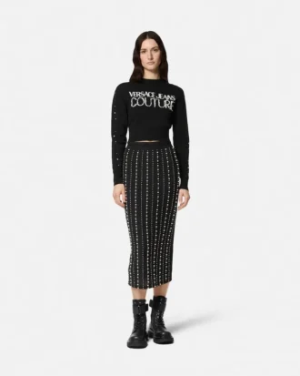 Pull à logo orné