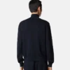 Pull zippé en maille cachemire et coton