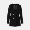 Robe blazer croisée en laine Robe blazer croisée en laine
