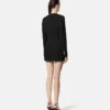 Robe blazer croisée en laine Robe blazer croisée en laine