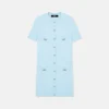 Robe chemise en maille de laine et cachemire Robe chemise en maille de laine et cachemire