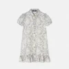 Robe chemise en twill de soie imprimé pour enfant Robe chemise en twill de soie imprimé pour enfant