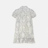 Robe chemise en twill de soie imprimé pour enfant Robe chemise en twill de soie imprimé pour enfant