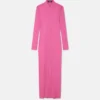 Robe chemise longue ajustée