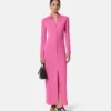Robe chemise longue ajustée