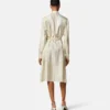 Robe chemise midi en twill de soie imprimé Robe chemise midi en twill de soie imprimé