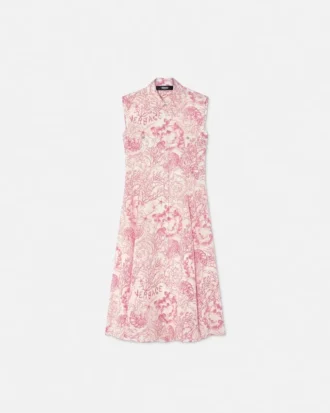 Robe chemise midi fluide Underwater Barocco
