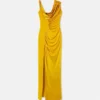 Robe drapée en jersey de viscose