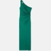 Robe drapée en jersey de viscose