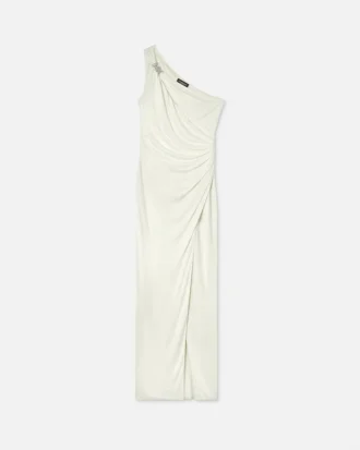 Robe drapée en jersey de viscose