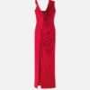 Robe drapée en jersey de viscose