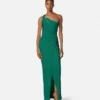 Robe drapée en jersey de viscose