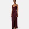 Robe drapée en jersey de viscose