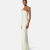 Robe drapée en jersey de viscose