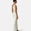 Robe drapée en jersey de viscose