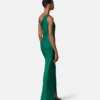 Robe drapée en jersey de viscose