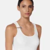 Robe drapée en maille côtelée avec épingle de sûreté