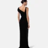 Robe drapée en velours