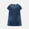 Robe en denim laser pour enfants Robe en denim laser pour enfants