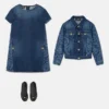 Blouson en denim laseré pour enfant Blouson en denim laseré pour enfant