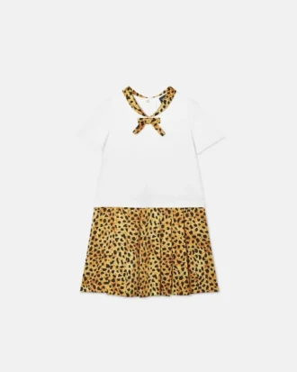 Robe en jersey de coton imprimé pour enfants