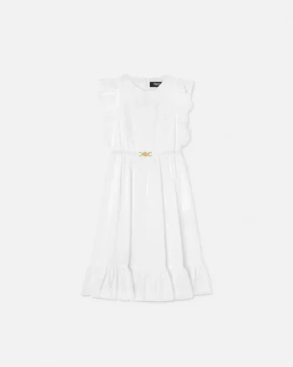 Robe en popeline de coton brodée pour enfant
