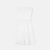 Robe en popeline de coton brodée pour enfant