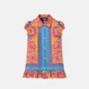 Robe en twill de soie imprimé pour enfant Robe en twill de soie imprimé pour enfant