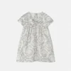 Robe en twill de soie imprimé pour enfant Robe en twill de soie imprimé pour enfant