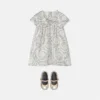 Robe en twill de soie imprimé pour enfant Robe en twill de soie imprimé pour enfant
