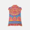 Robe en twill de soie imprimé pour enfant Robe en twill de soie imprimé pour enfant