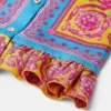 Robe en twill de soie imprimé pour enfant Robe en twill de soie imprimé pour enfant