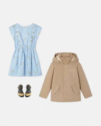 Robe à fines rayures pour enfant