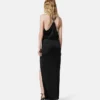 Robe froncée en jersey de viscose