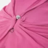 Robe froncée à épingle de sûreté