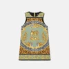 Robe imprimée en gabardine de coton pour enfant Robe imprimée en gabardine de coton pour enfant
