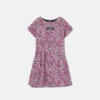 Robe imprimée en viscose pour enfants Robe imprimée en viscose pour enfants