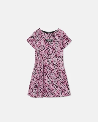 Robe imprimée en viscose pour enfants