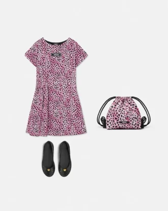 Robe imprimée en viscose pour enfants