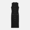 Robe longue en maille de laine et cachemire Robe longue en maille de laine et cachemire