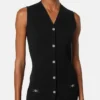Robe longue en maille de laine et cachemire Robe longue en maille de laine et cachemire