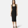 Robe midi à boucles baroques