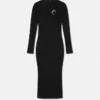 Robe midi à découpes et boucle baroque Robe midi à découpes et boucle baroque