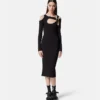 Robe midi à découpes et boucle baroque Robe midi à découpes et boucle baroque