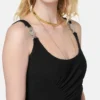 Robe midi en jersey crêpe stretch Robe midi en jersey crêpe stretch