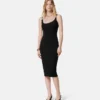 Robe midi en jersey crêpe stretch Robe midi en jersey crêpe stretch