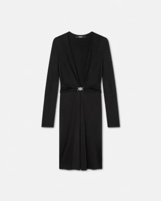 Robe midi en jersey de viscose
