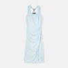 Robe midi en jersey de viscose